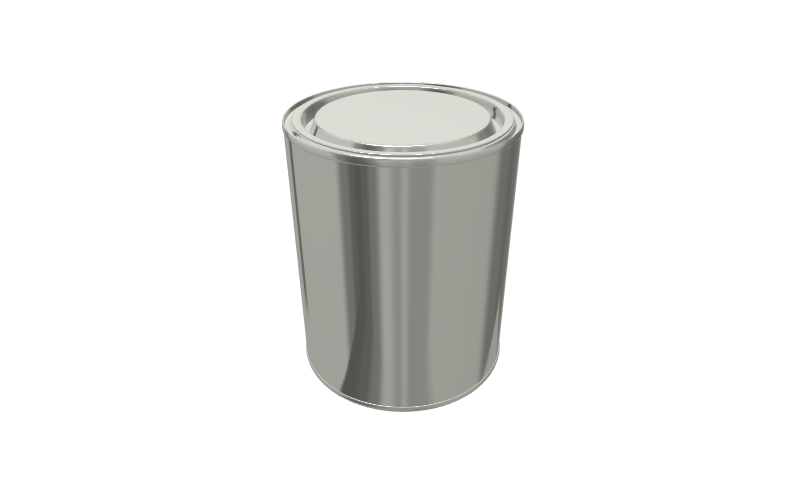 750 ml Cylindrical Paint & Coating Can